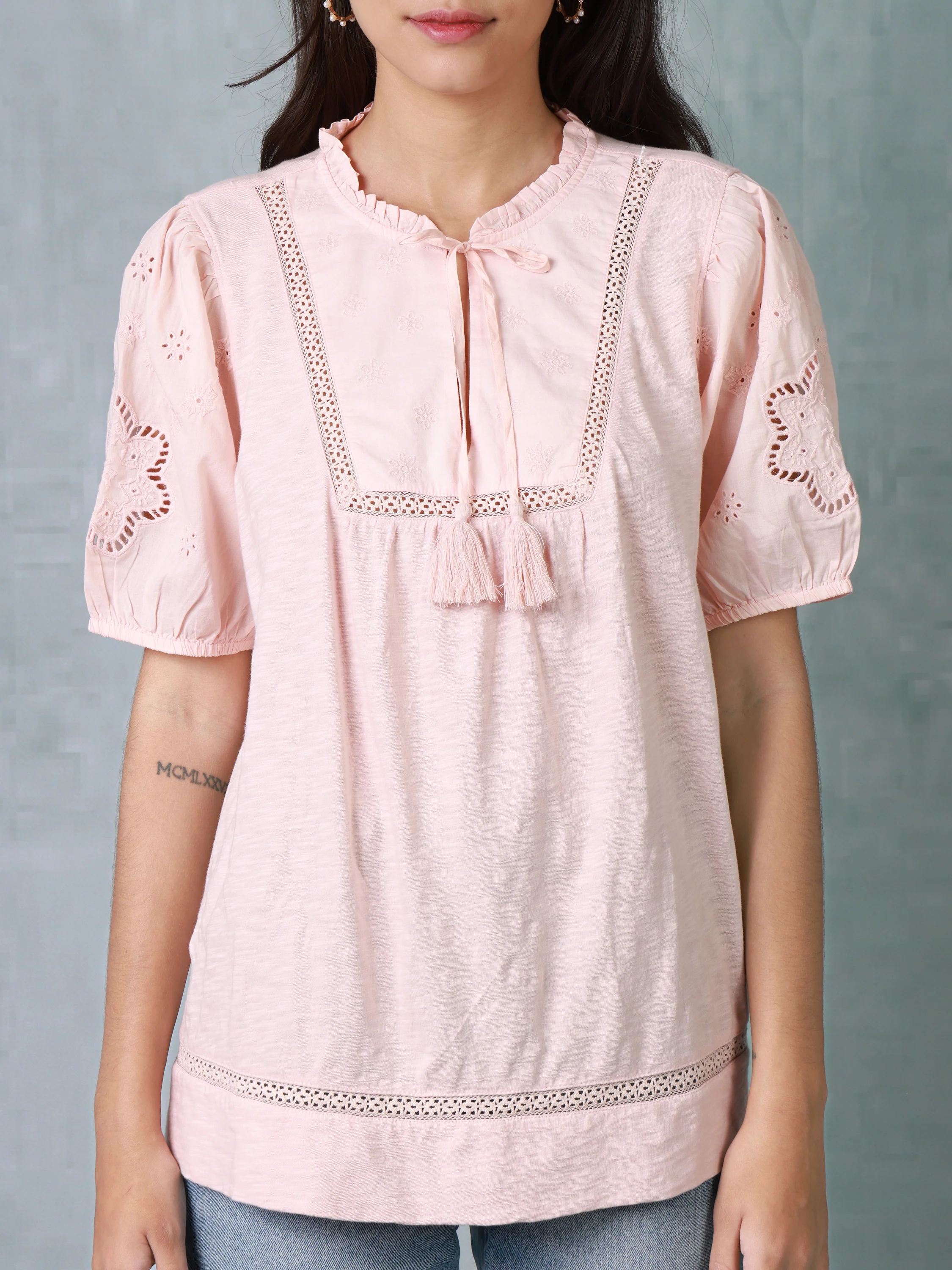 Women Peach Comfort fit top - Image 6