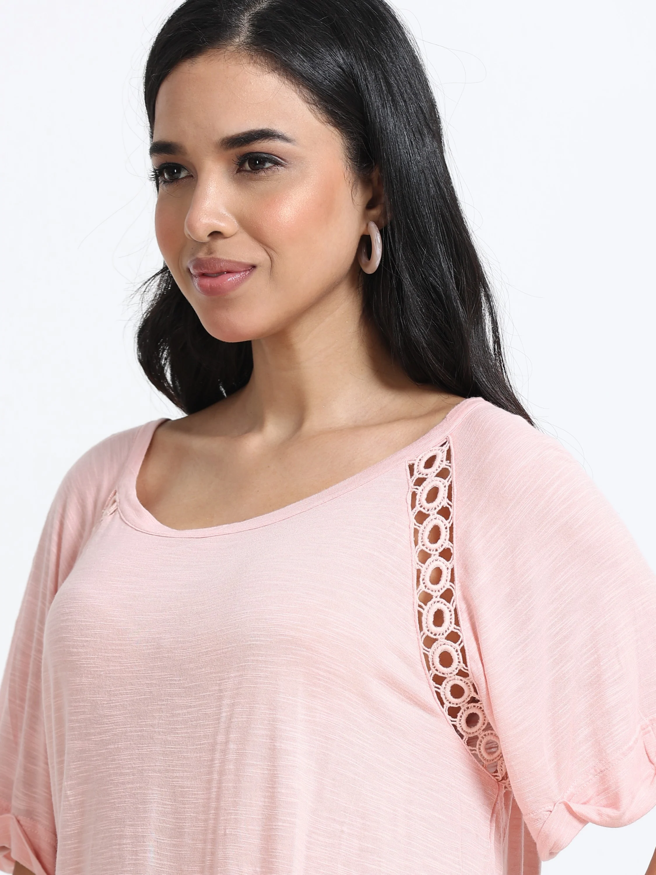 Women Peach Comfort Fit Top - Image 4