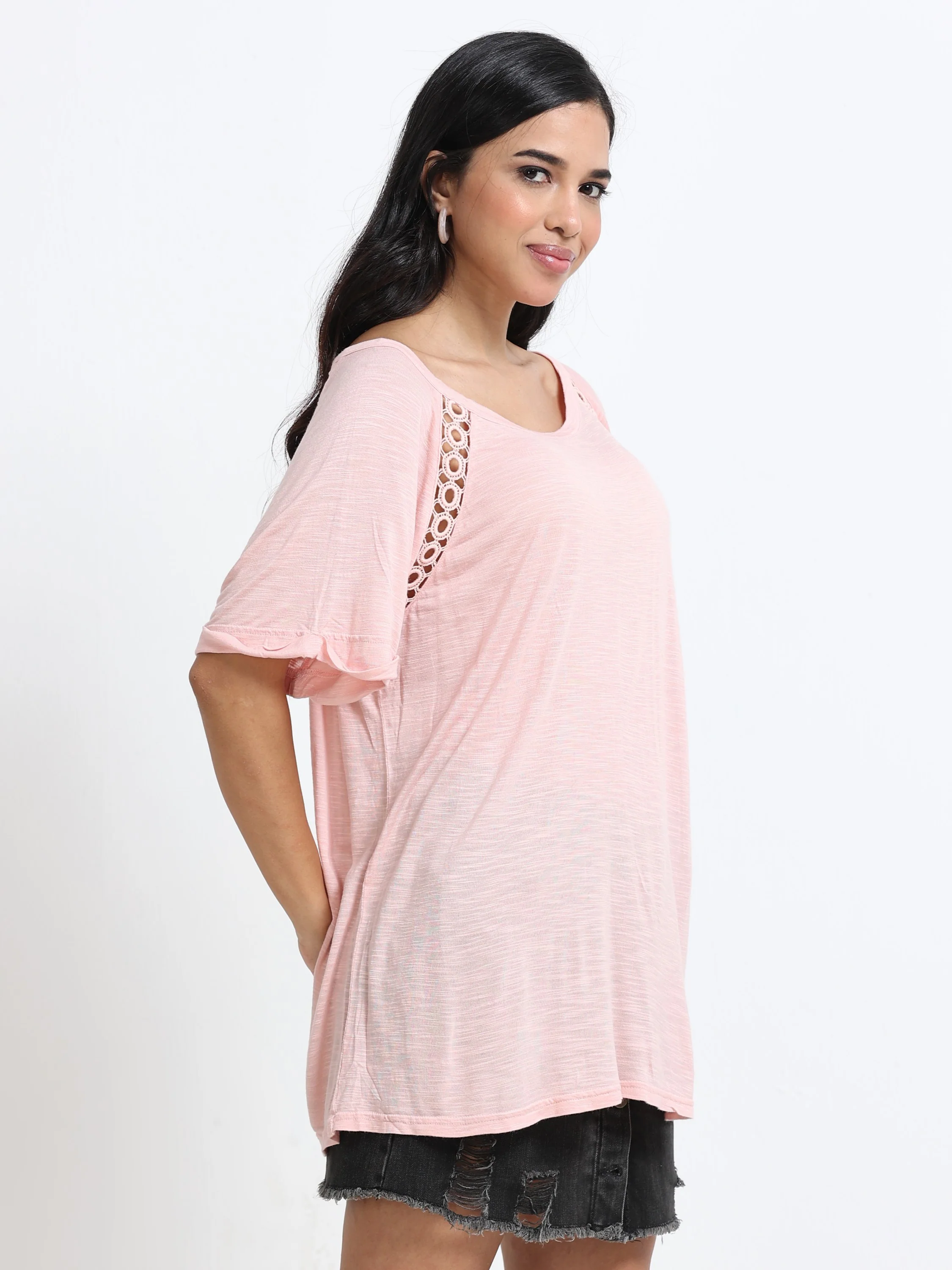 Women Peach Comfort Fit Top - Image 6