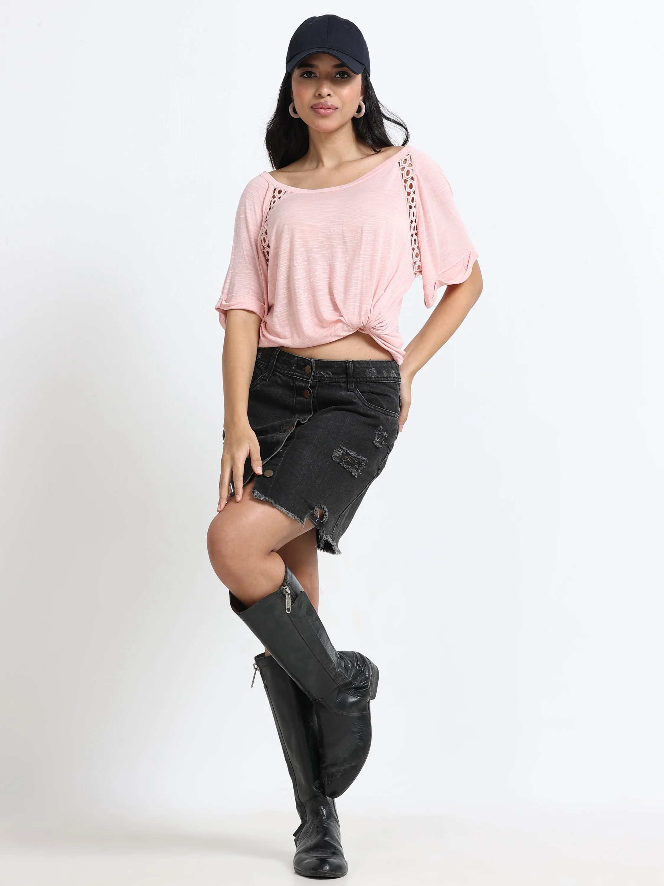 Women Peach Comfort Fit Top - Image 7