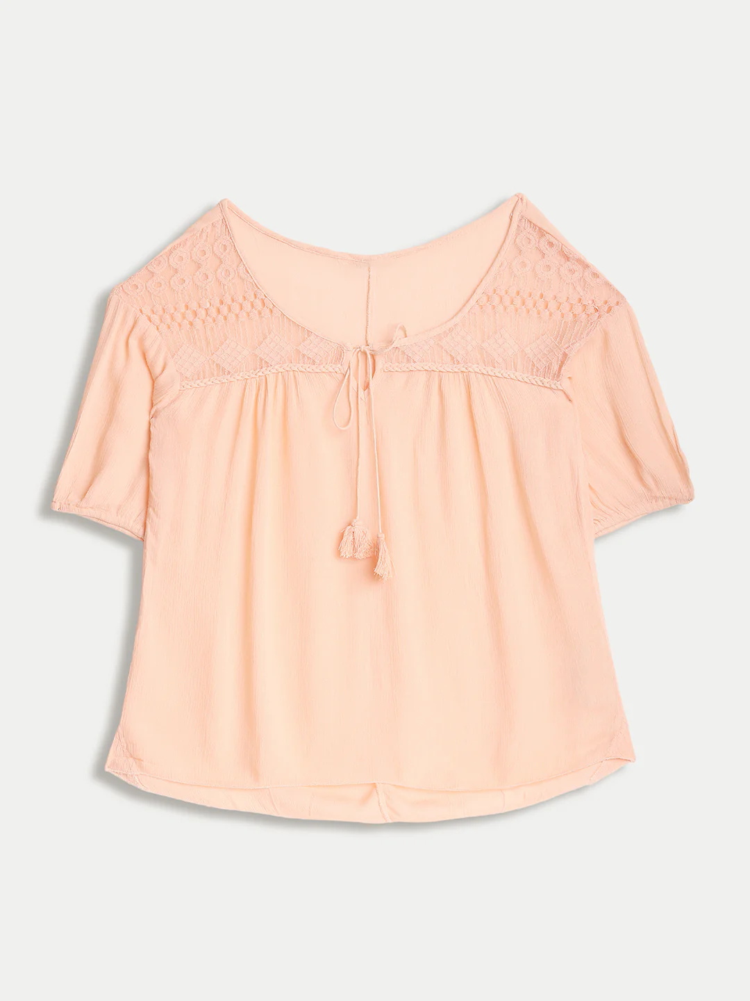 Women Peach Comfort Fit Top - Image 7