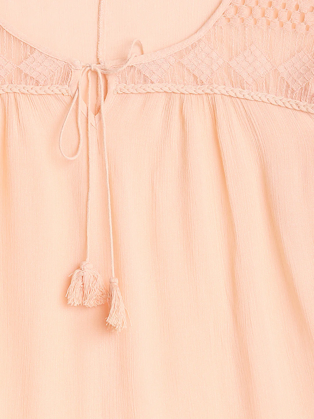 Women Peach Comfort Fit Top - Image 8