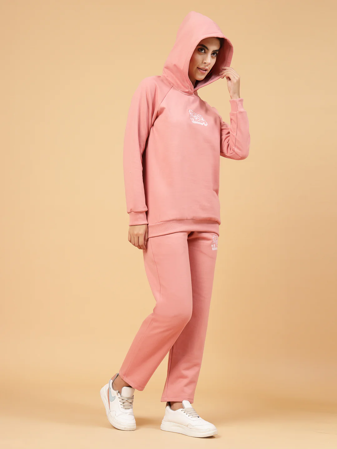 Women Peach Oversized co-ords - Image 4