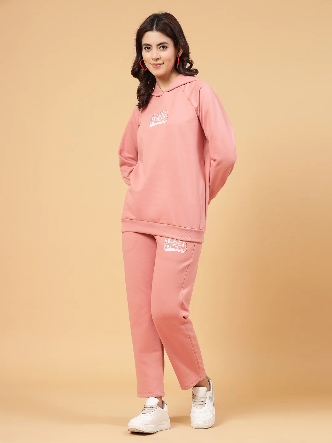 Women Peach Oversized co-ords - Image 5