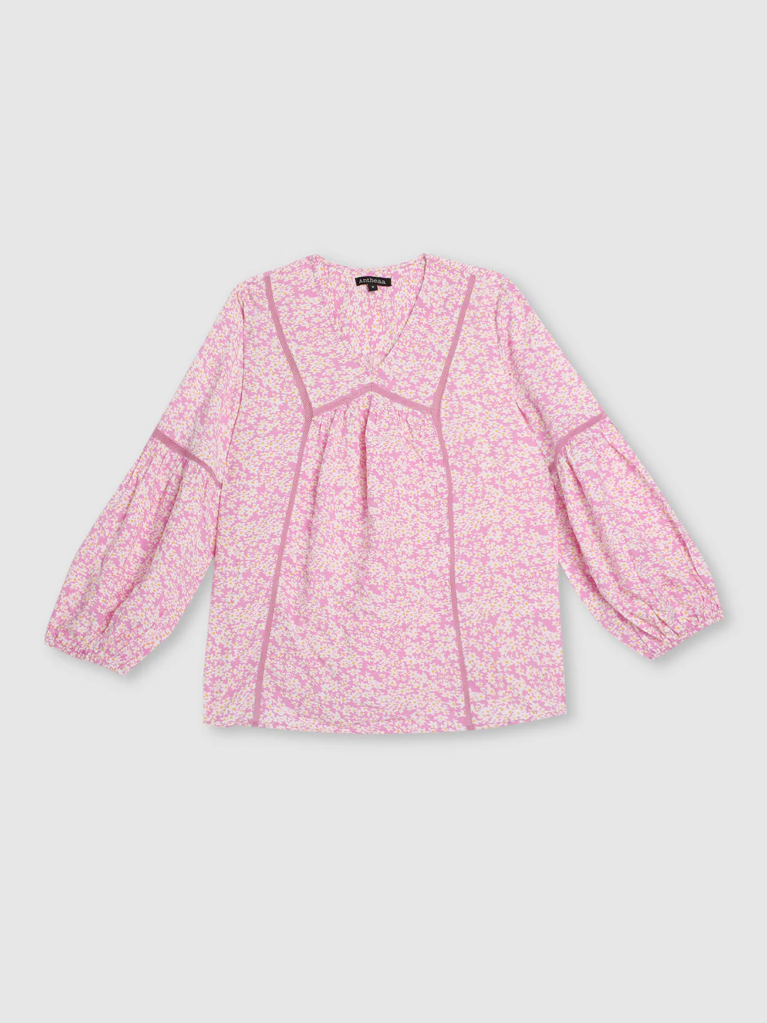 Women Pink Casual A-Line Top - Image 7