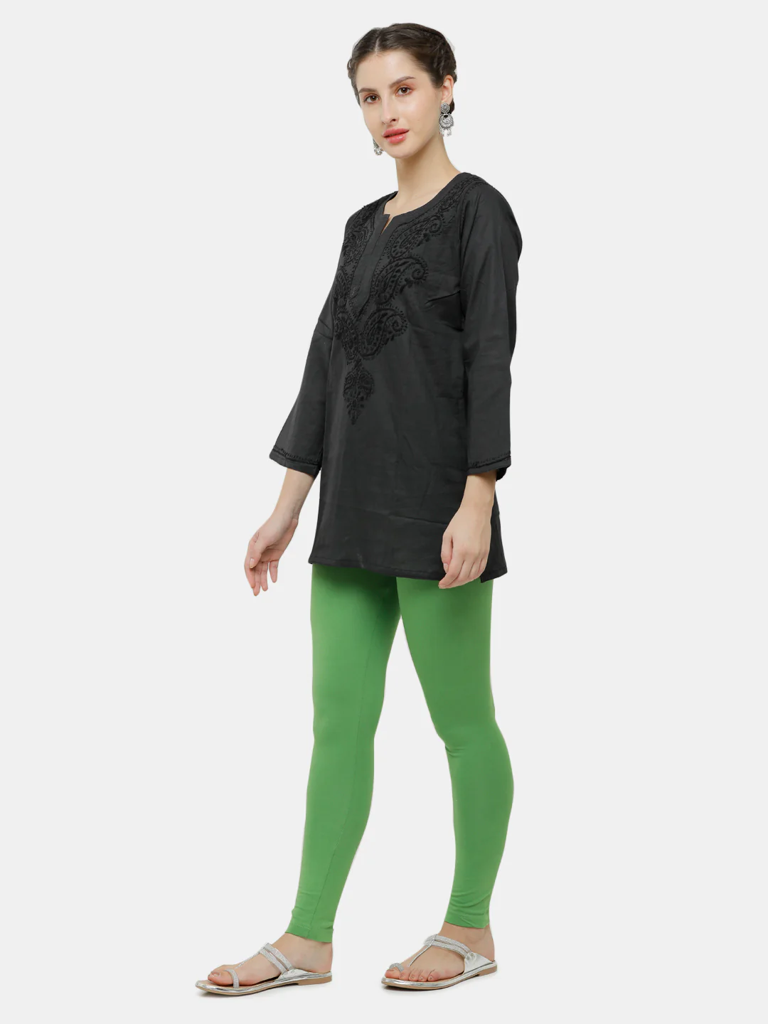 Women Pink Casual Leggings - Image 4