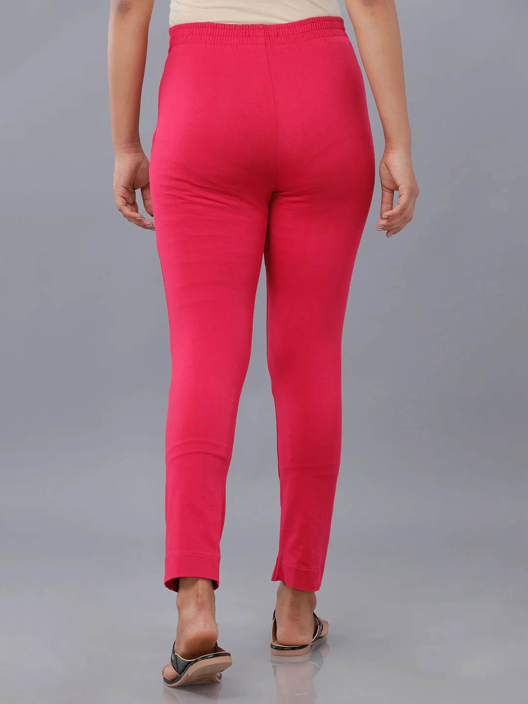 Women Pink Casual Pants - Image 3