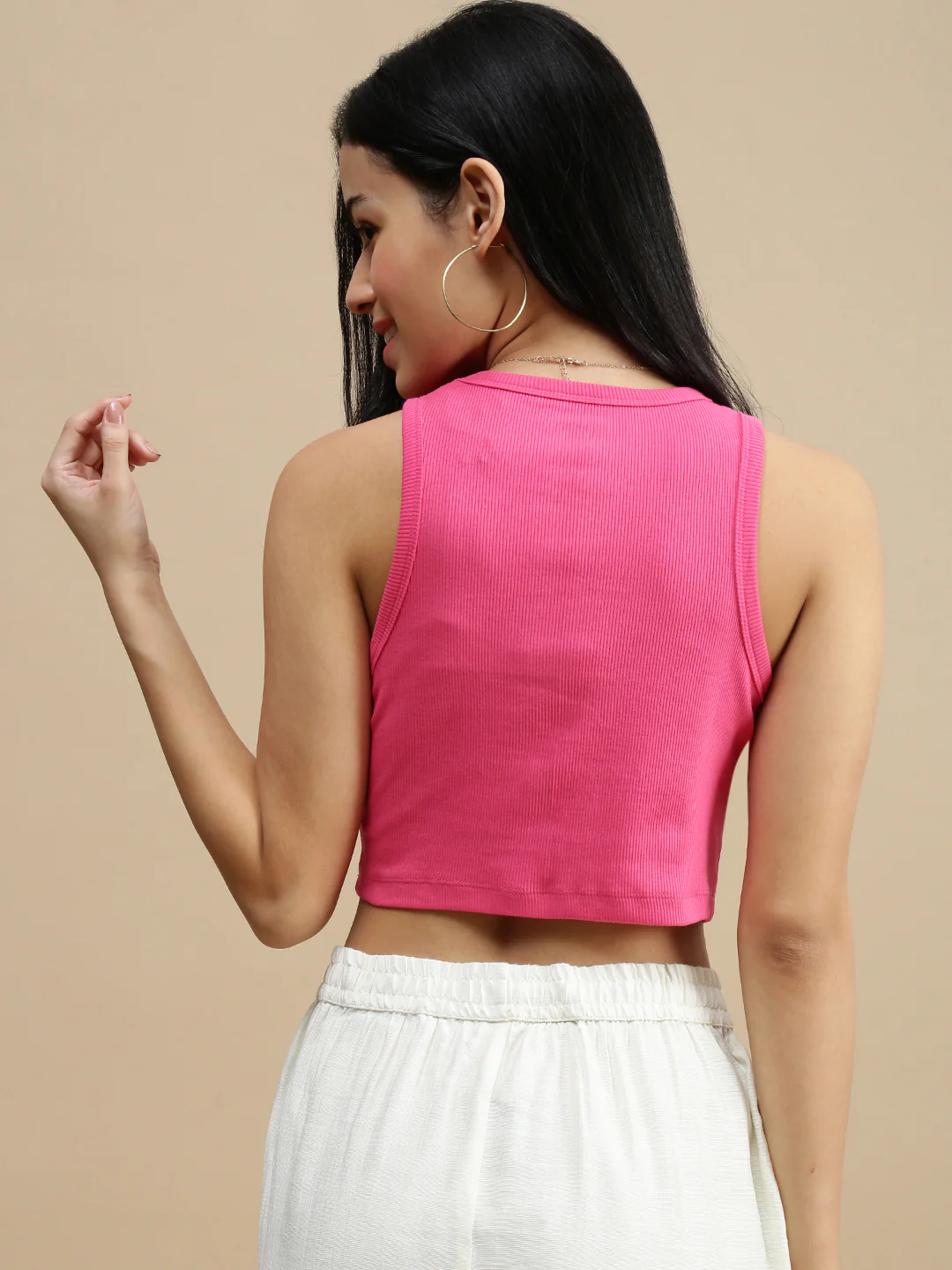 Women Pink Casual Top - Image 2