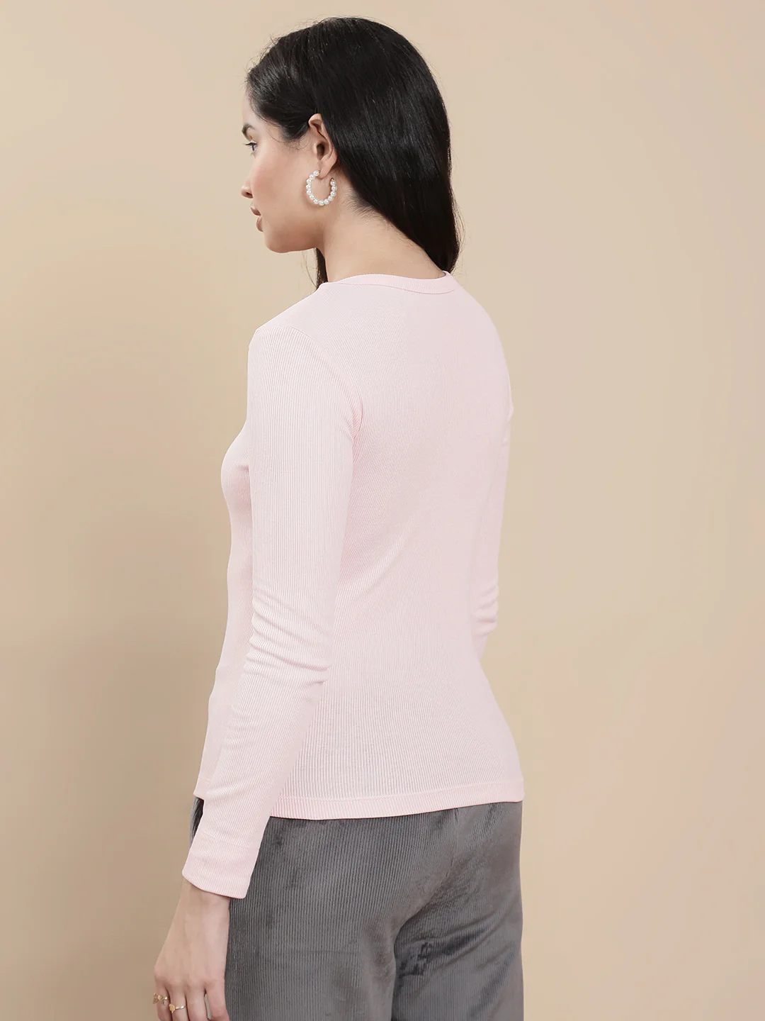 Women Pink Casual Top - Image 2