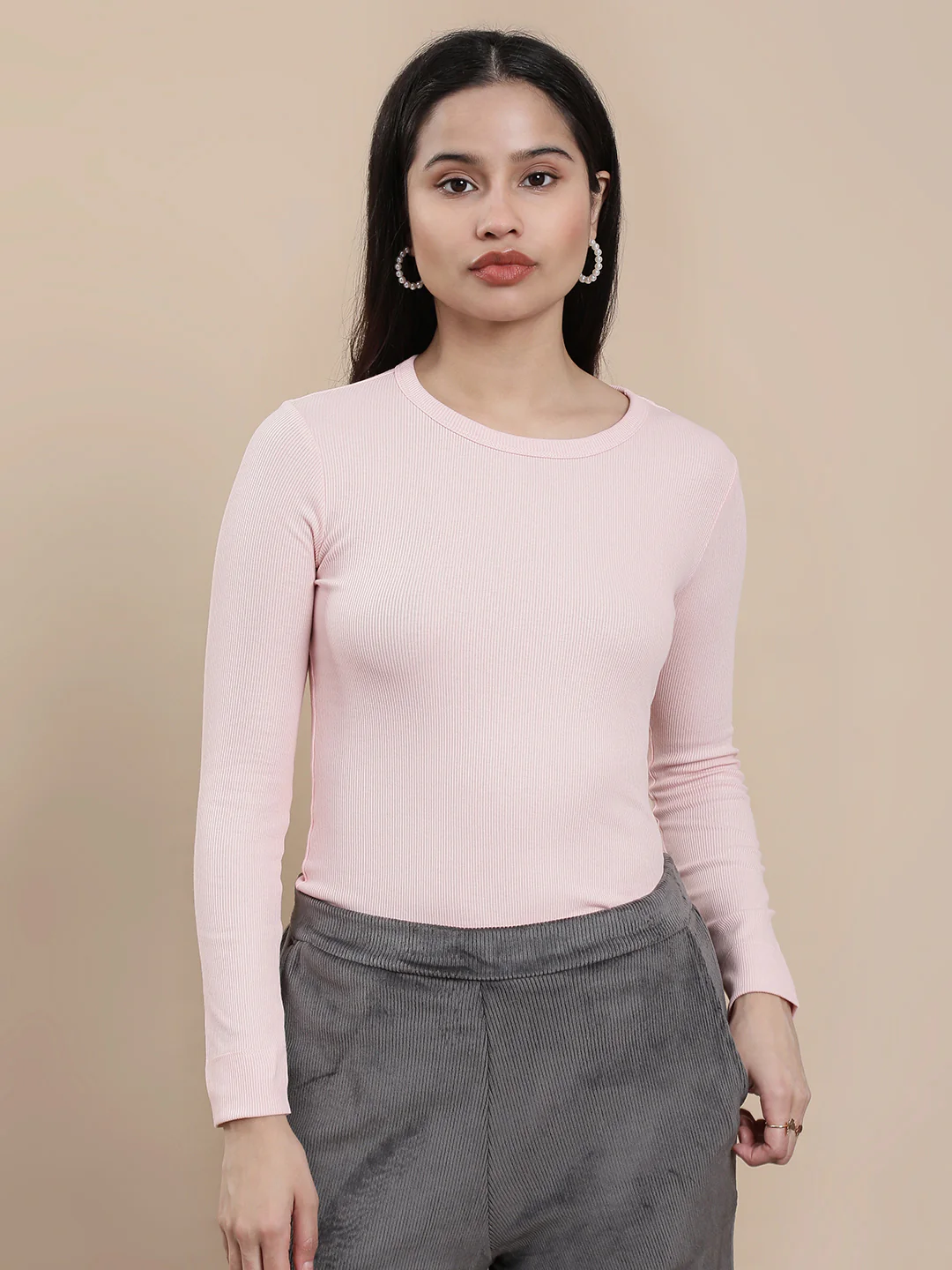 Women Pink Casual Top - Image 3