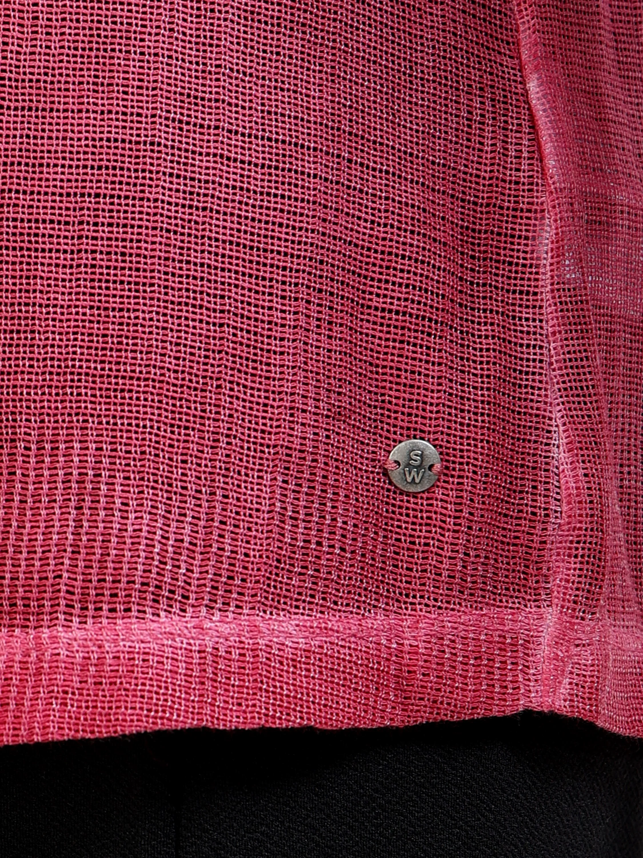Women Pink Mesh Regular Shirt - Image 7