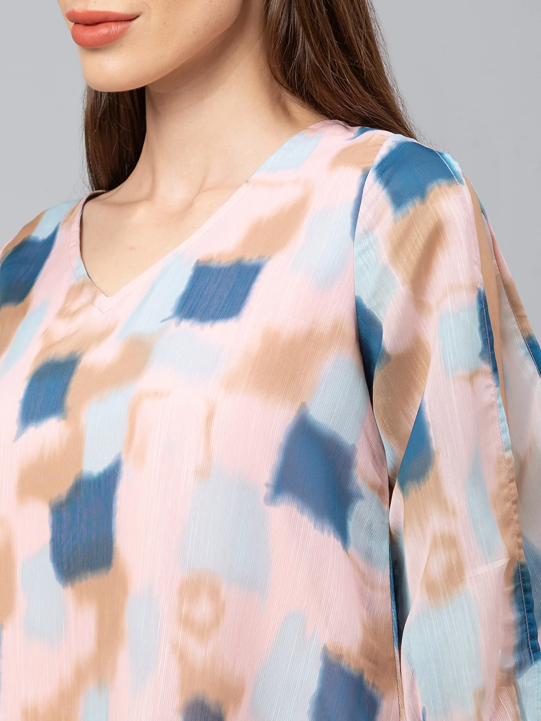 Women Abstract Printed Dress - Image 5