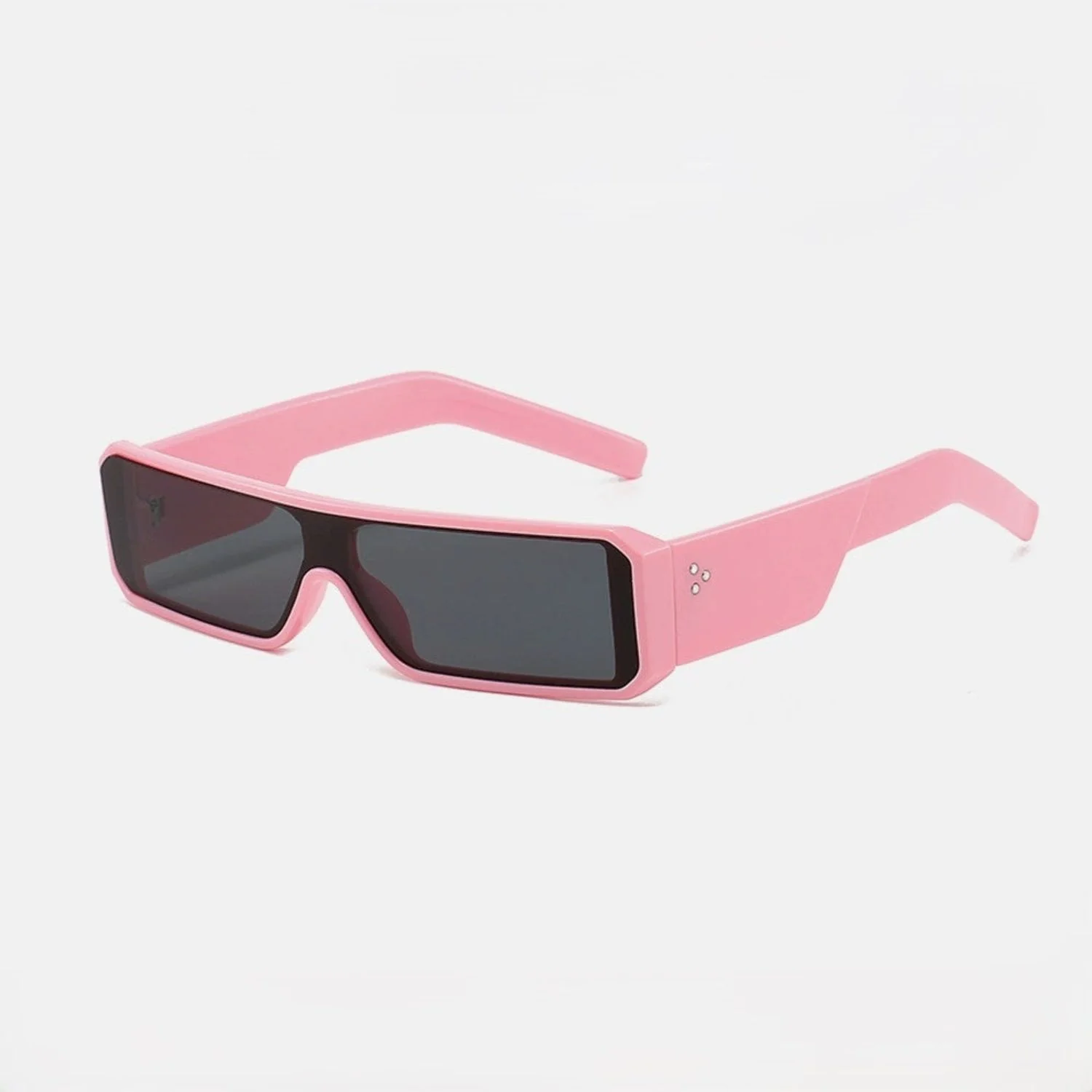 Women Pink Rectangular Lens Sunglasses - Image 2