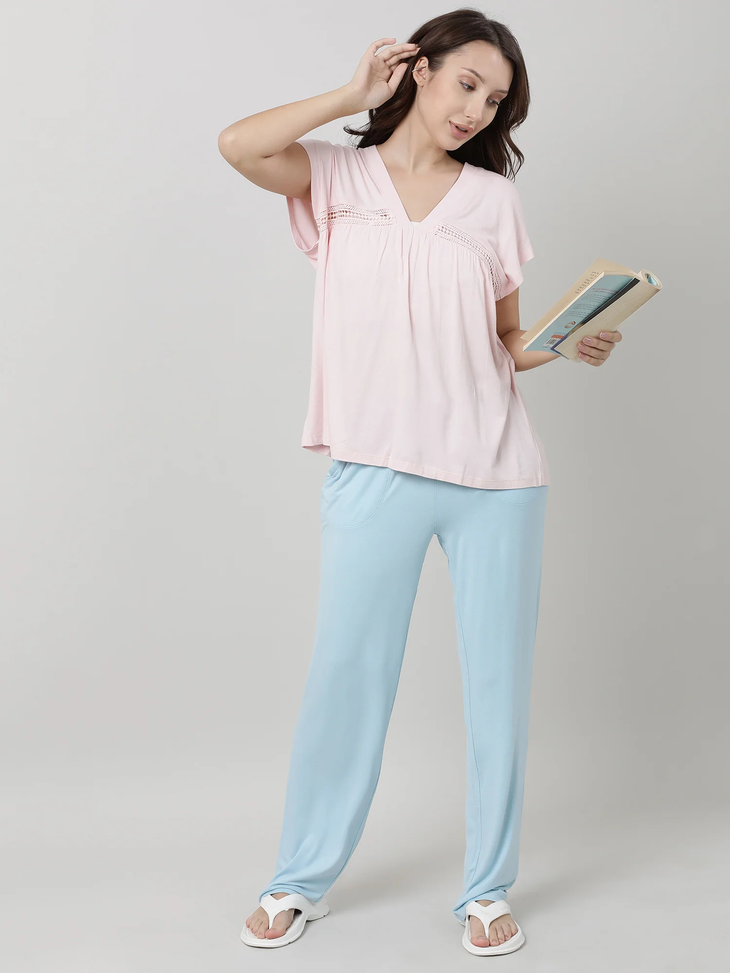 Women Pink Short Sleeves T shirt - Image 7