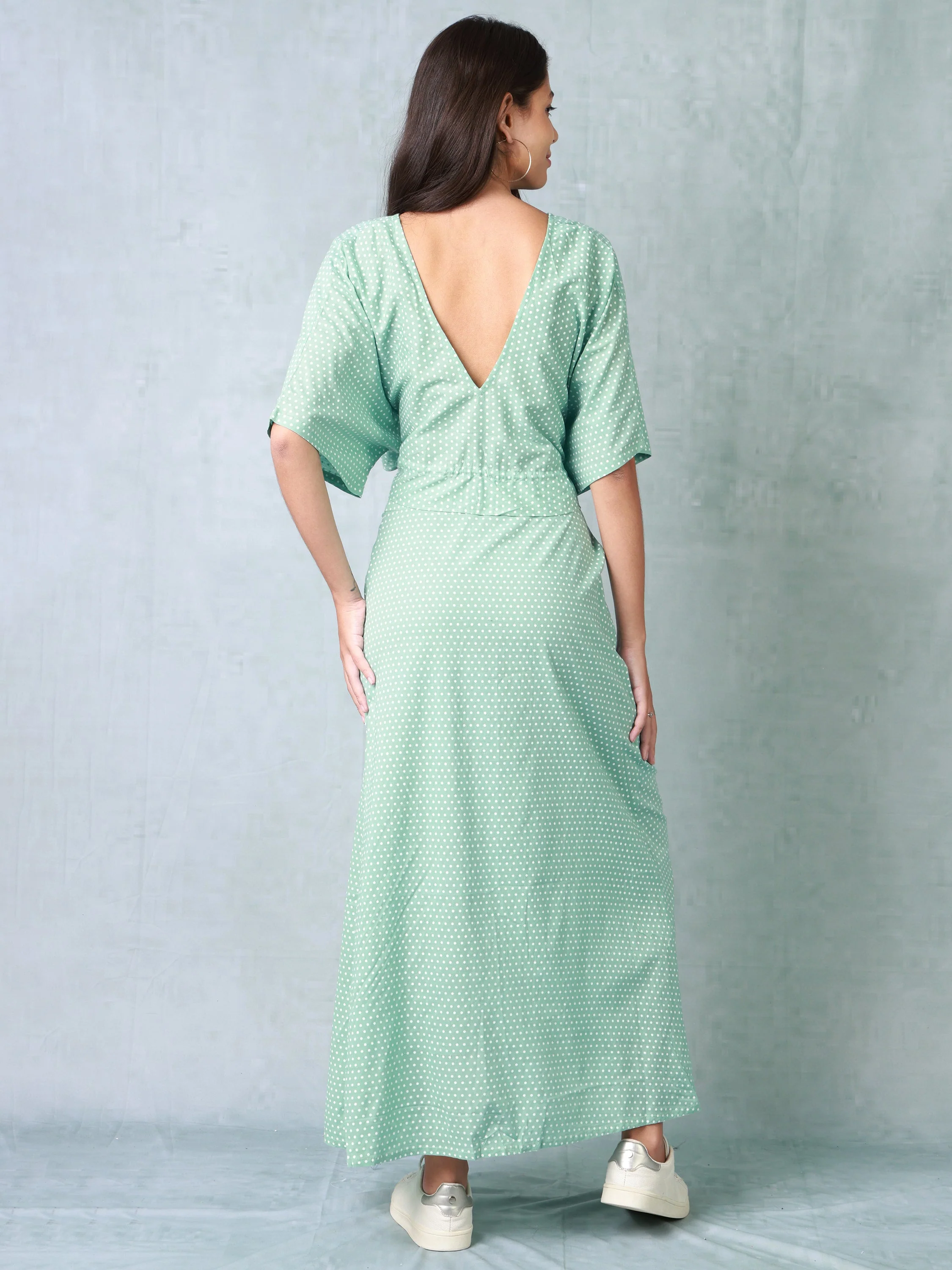 Women Polka Dot Co-ord Set - Image 2