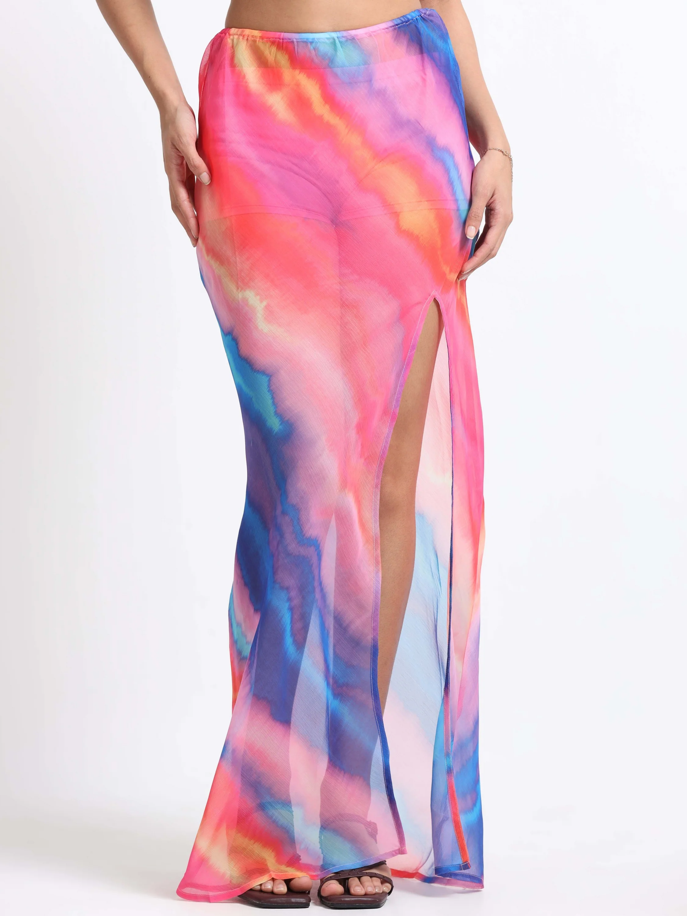 Women Ombre Beach Skirt - Image 2