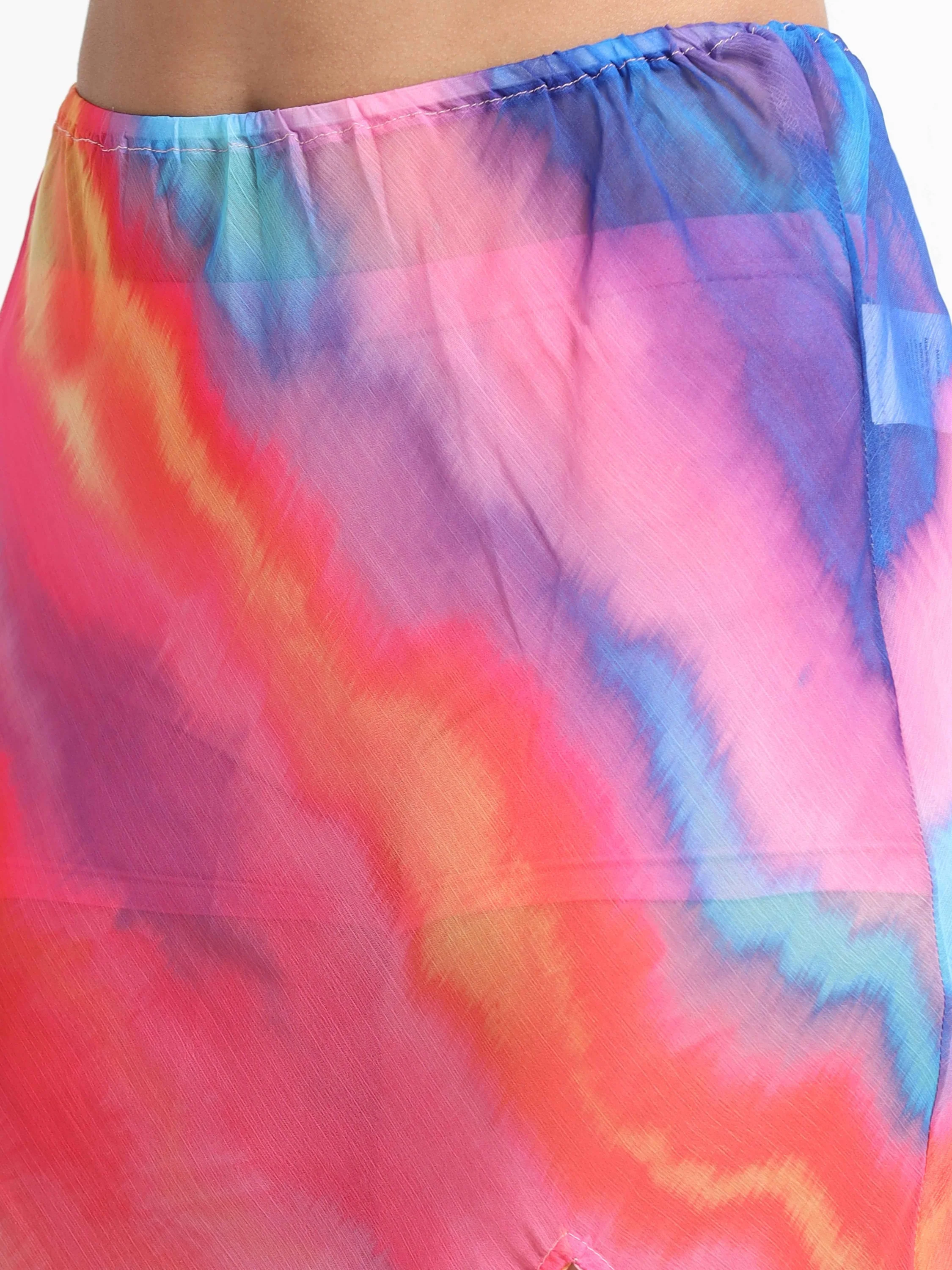 Women Ombre Beach Skirt - Image 4