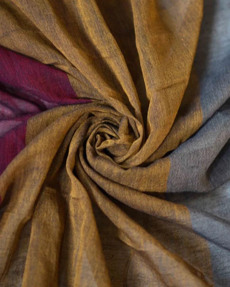 Women Pure Cotton Multi Color Saree - Image 5