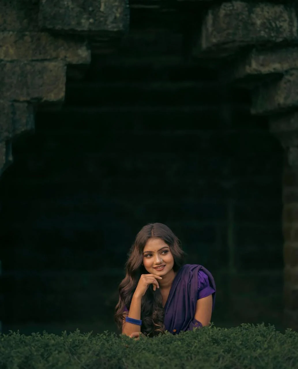 Women Pure Cotton Sequence Saree - Image 7
