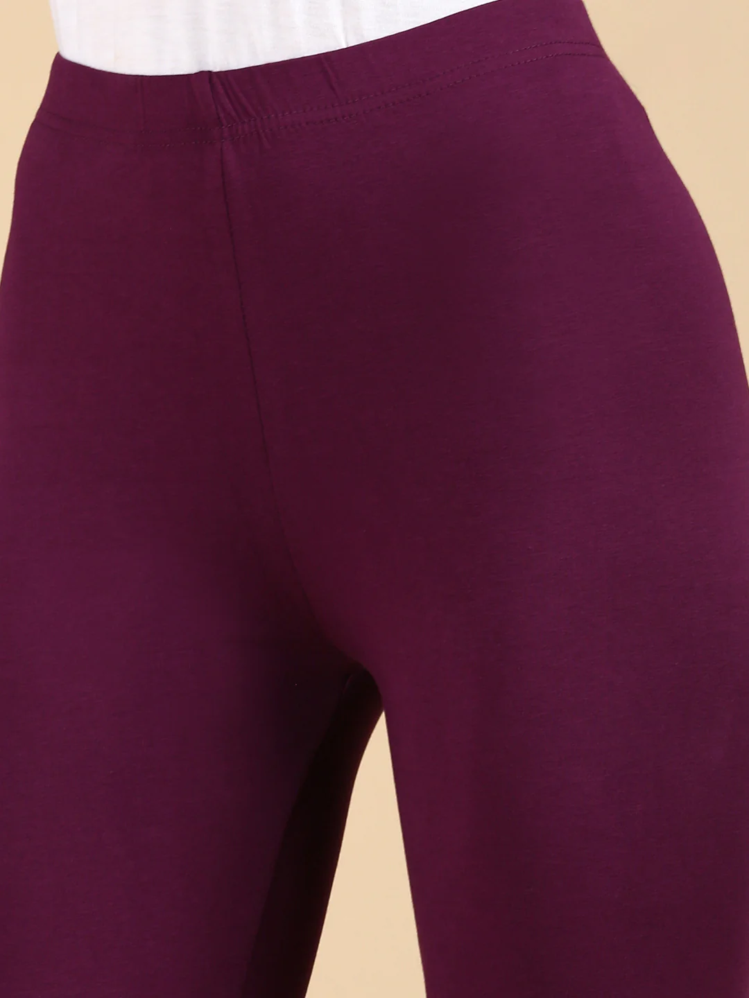 Women Purple Casual Leggings - Image 5