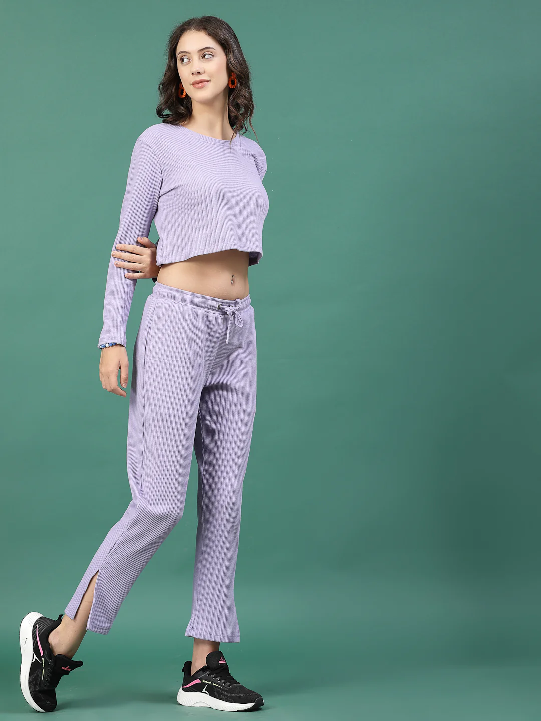 Women Purple Regular Fit co-ords - Image 5