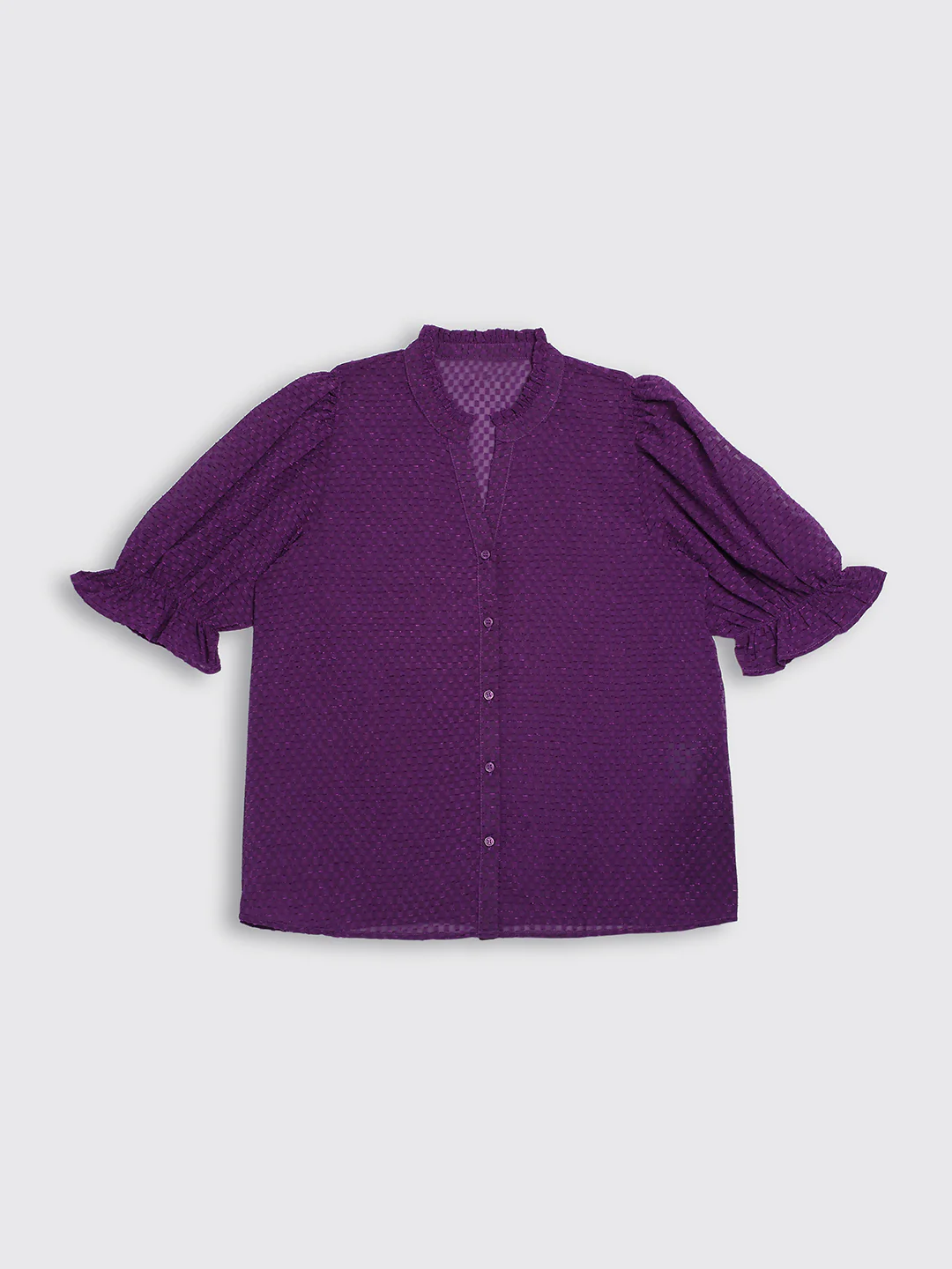 Women Purple Regular Fit Top - Image 7