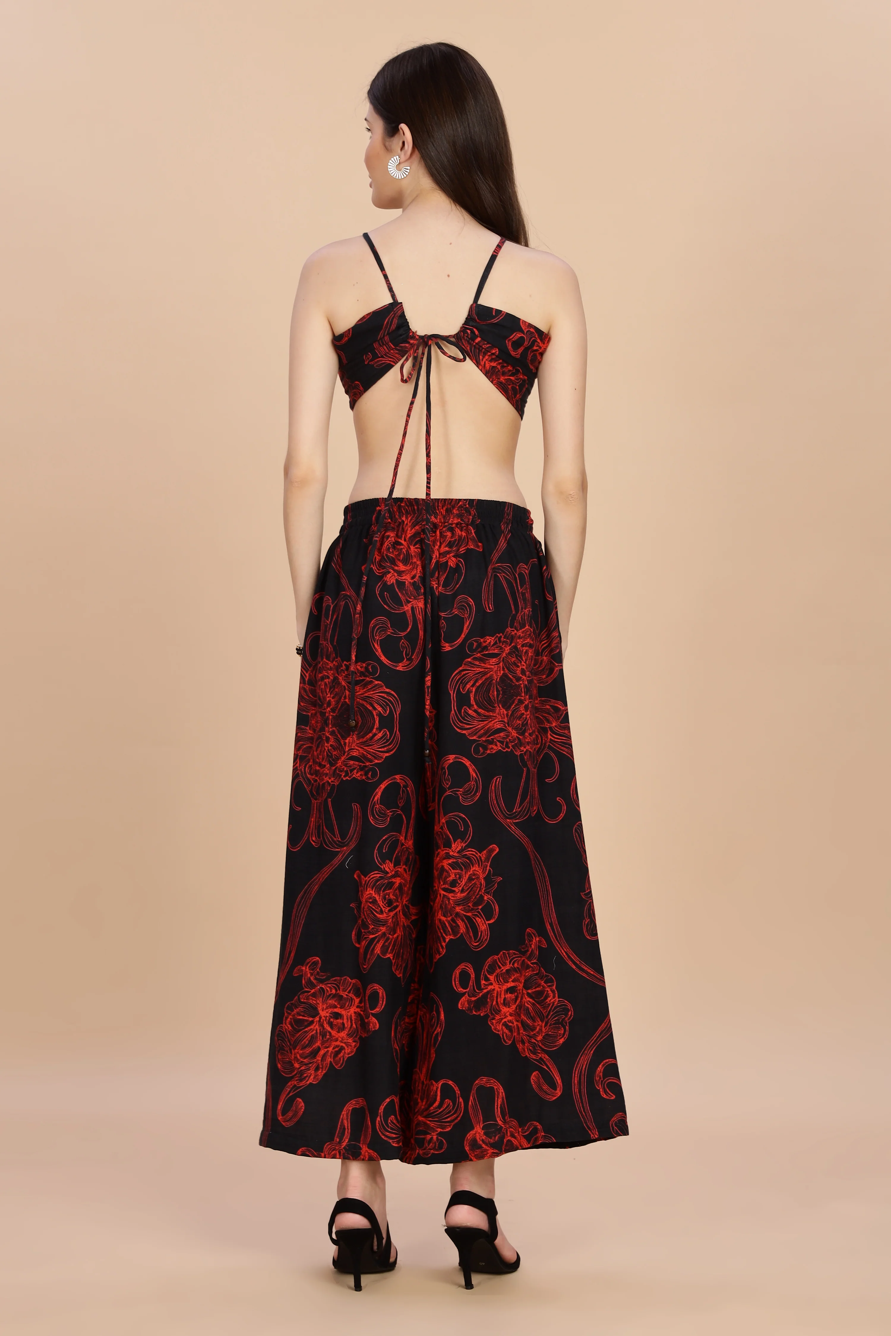 Women Raging Bloom Gauge Cotton Co-Ord Set - Image 13