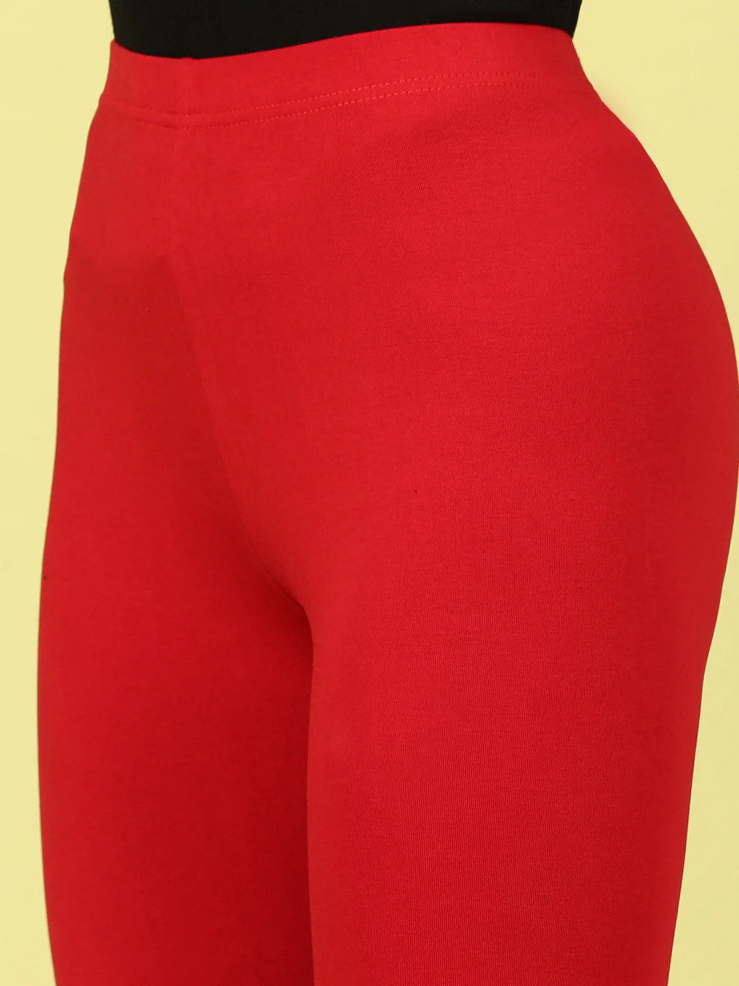 Women Red Casual Leggings - Image 5