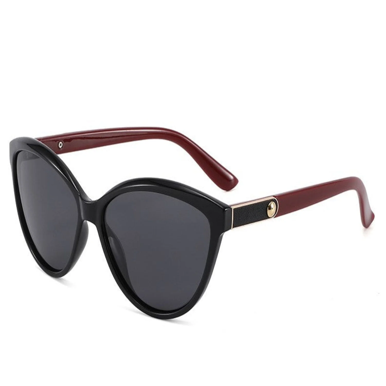 Women Red Cat Eye Sunglasses - Image 2
