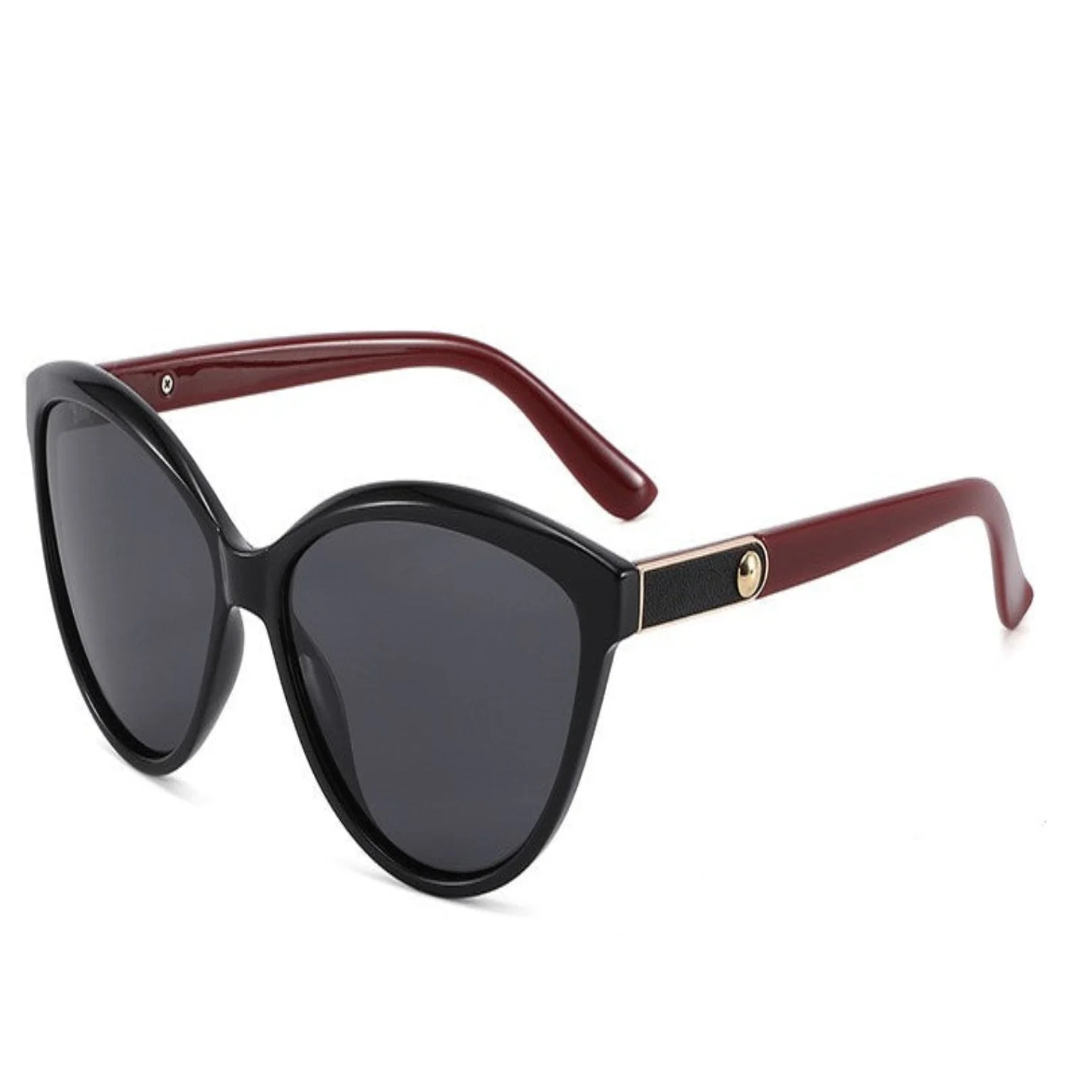 Women Red Cat Eye Sunglasses - Image 2