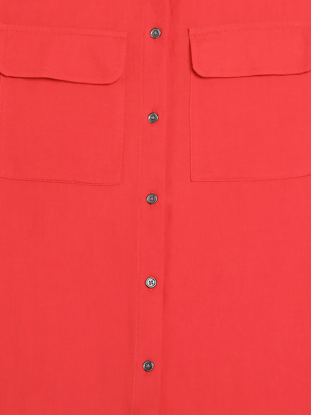 Women Red Comfort Fit Shirt - Image 8