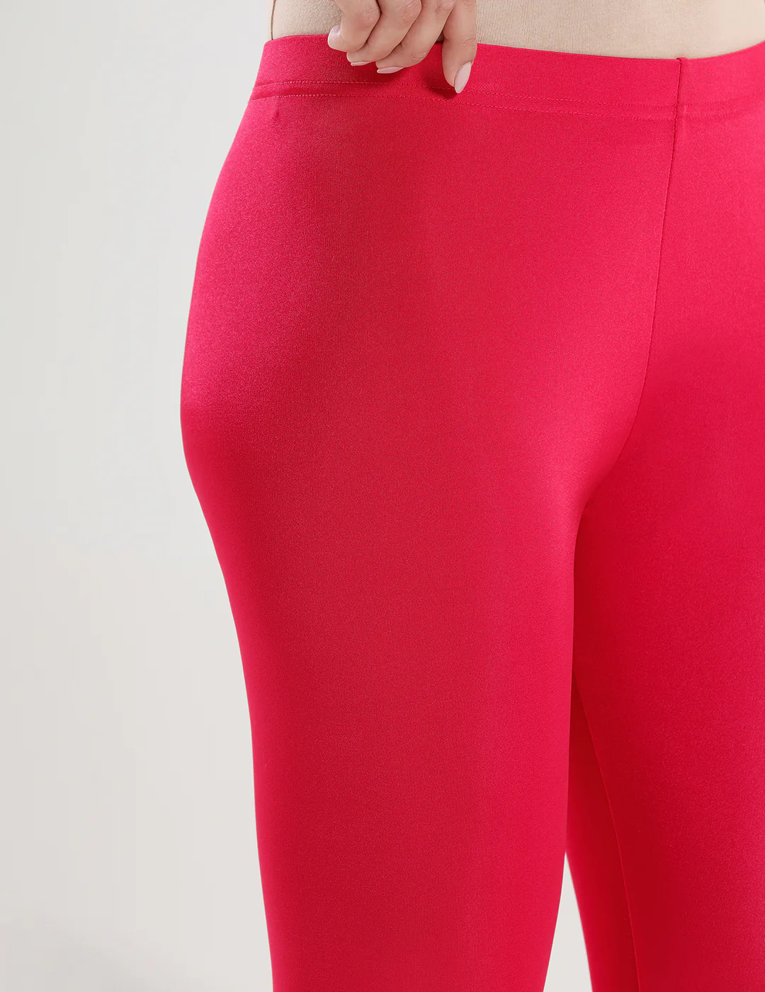 Women Red Festive Pants - Image 3