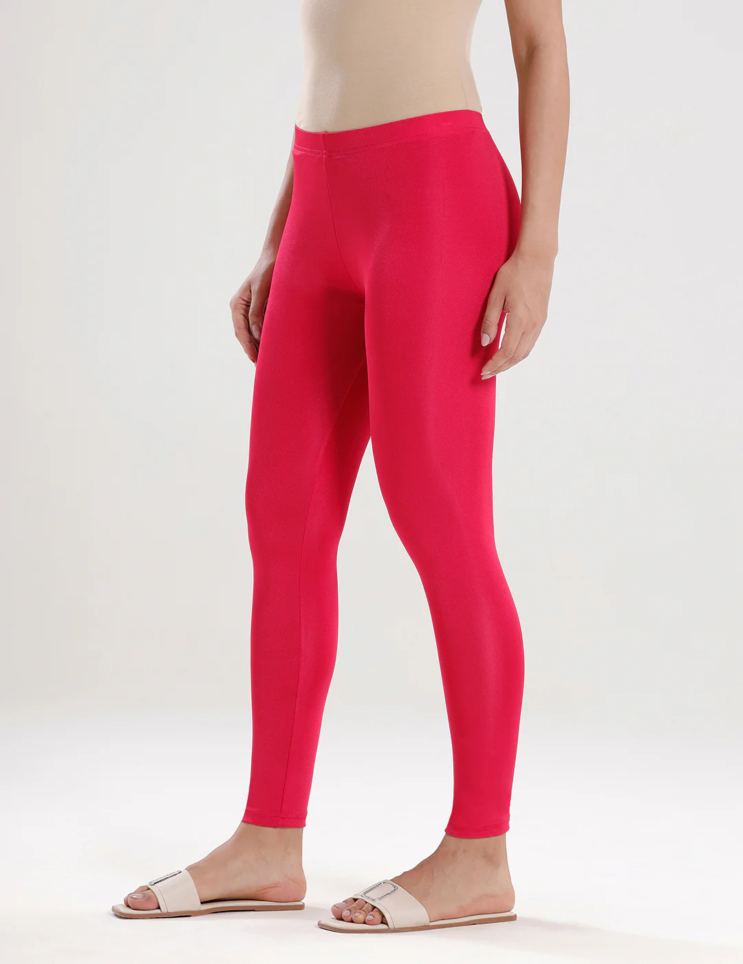 Women Red Festive Pants - Image 4