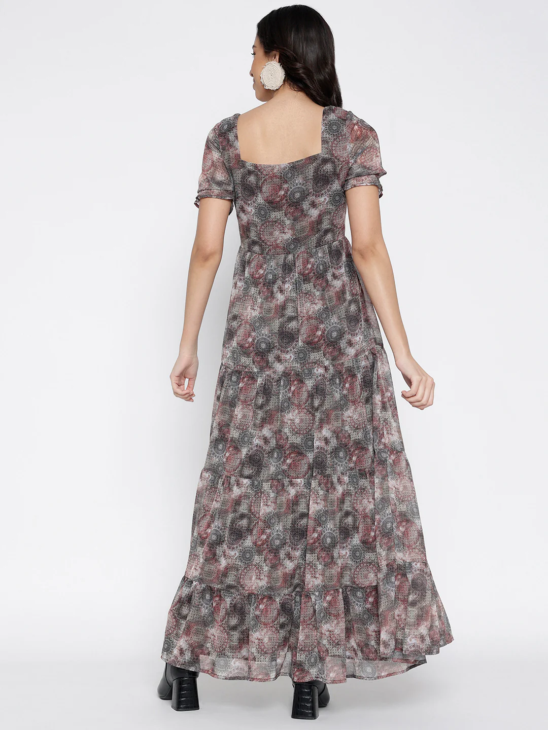 Women Red Miles Of Style Maxi Dress - Image 2