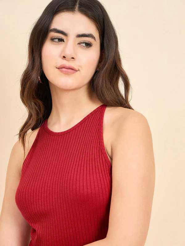 Women Red Odor-Free Tank Top - Image 4