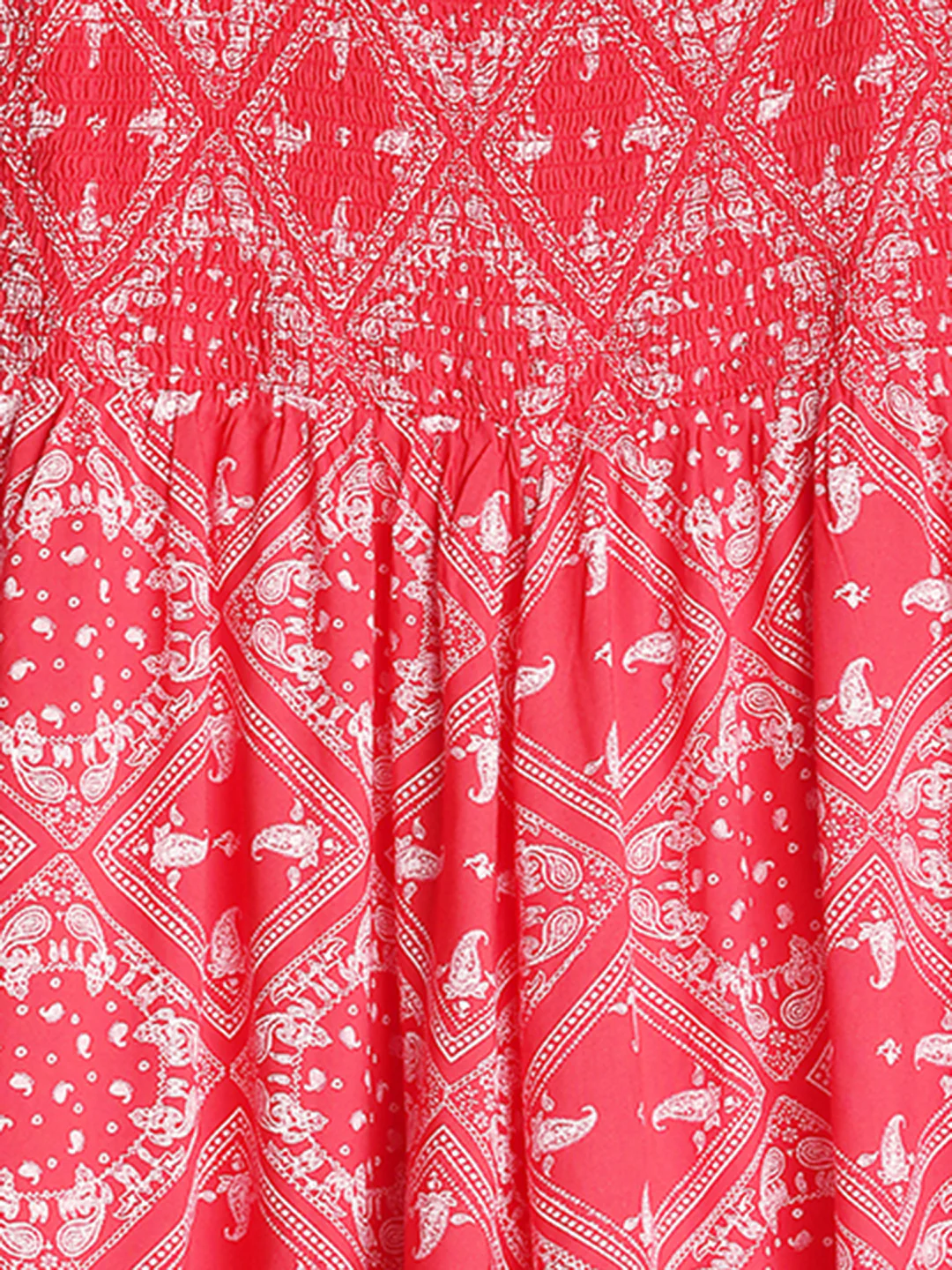 Women Printed Romper with Pockets - Image 8