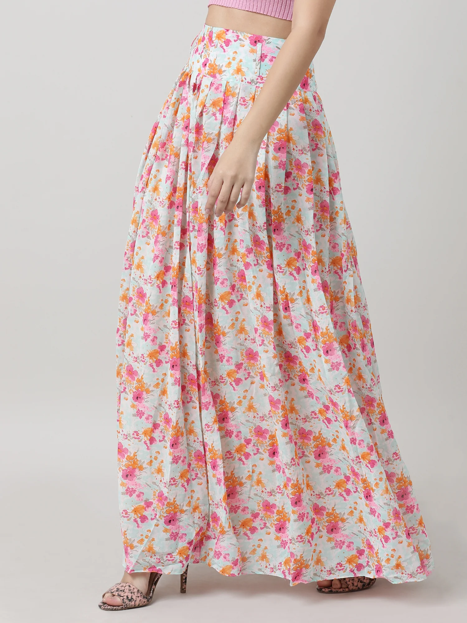 Women Floral  Maxi Skirt - Image 5