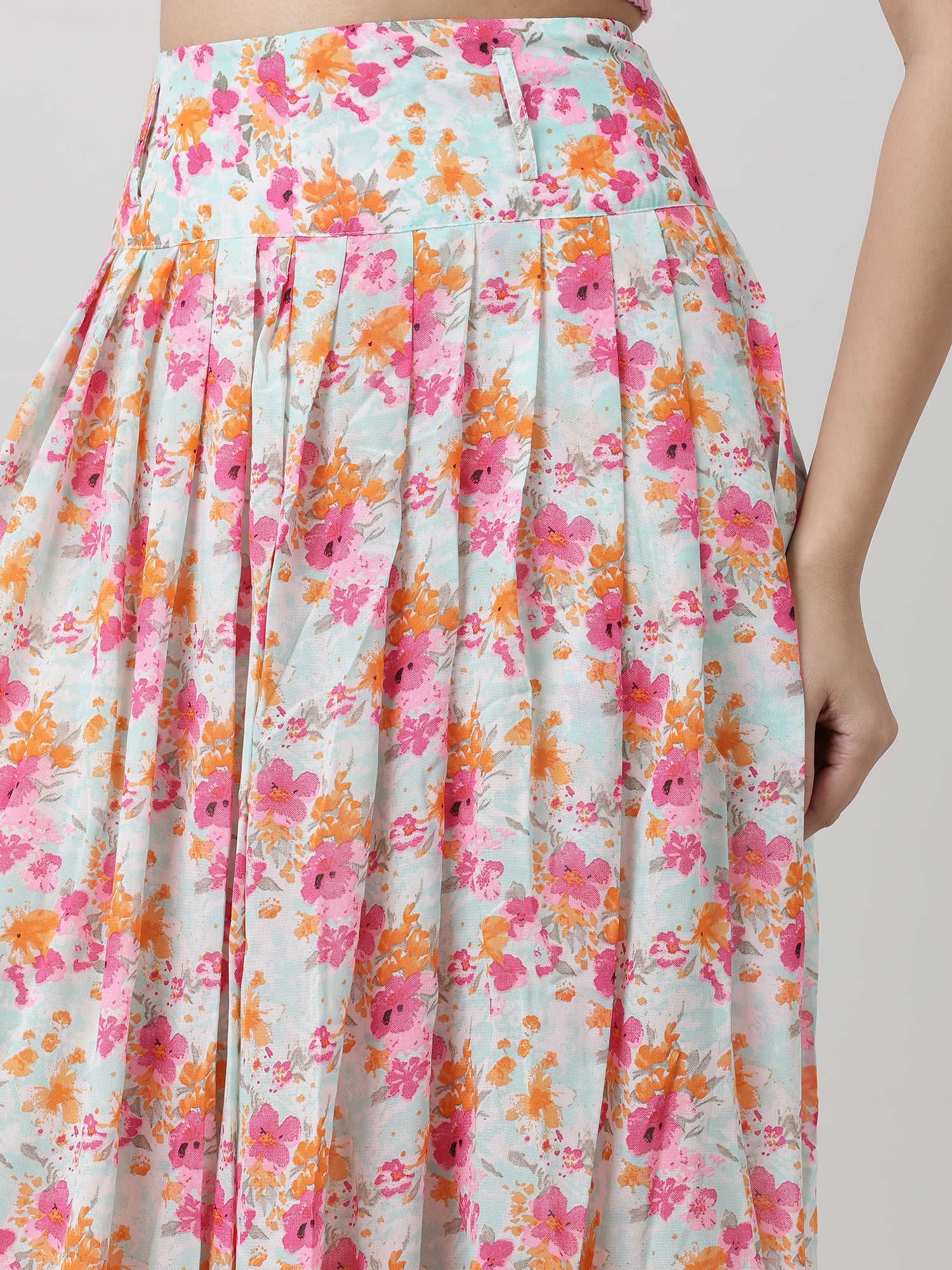 Women Floral  Maxi Skirt - Image 7