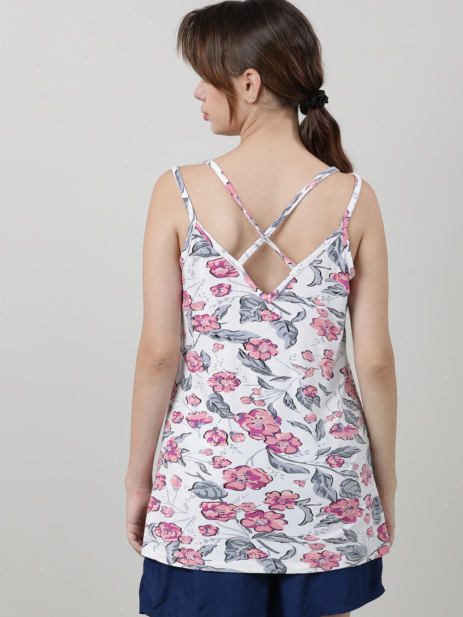 Women Relaxed Fit Floral Tank Top - Image 6