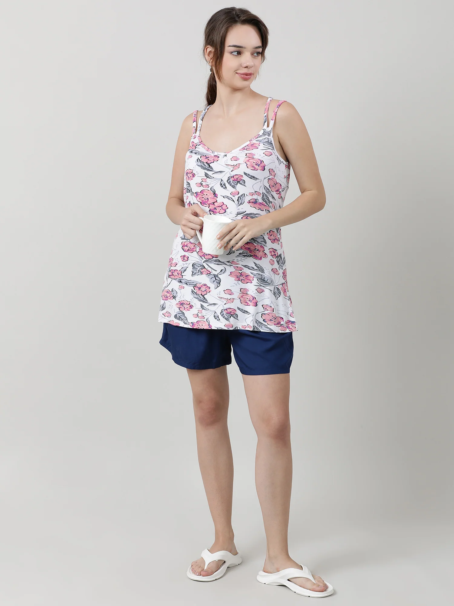 Women Relaxed Fit Floral Tank Top - Image 7