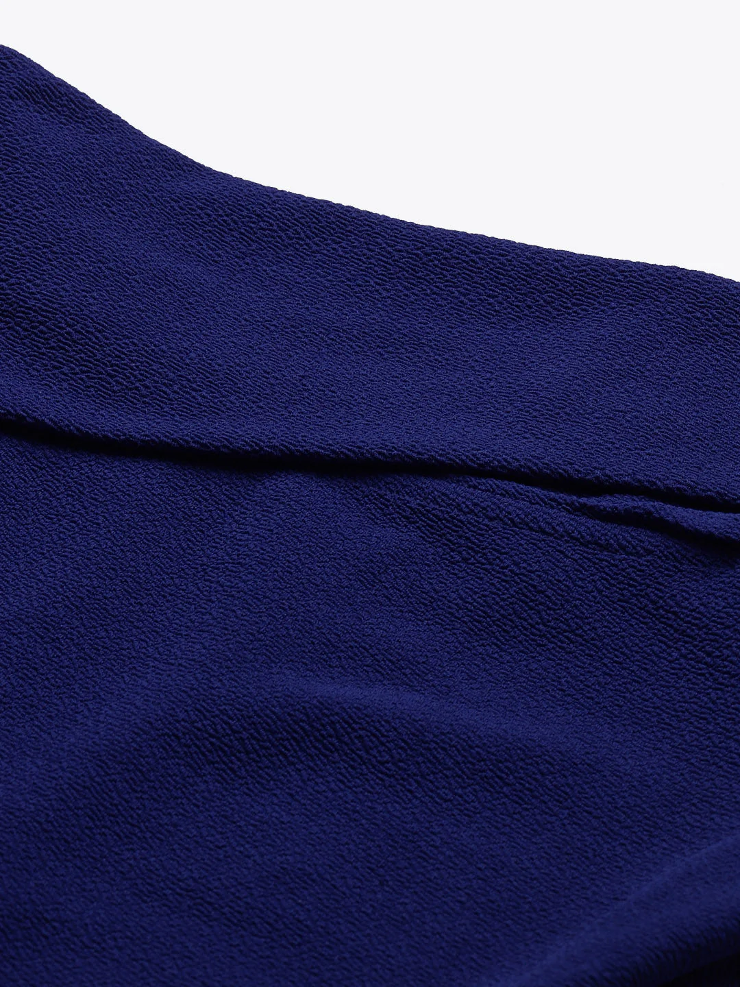 Women Royal Blue Bardot Midi Dress - Image 5