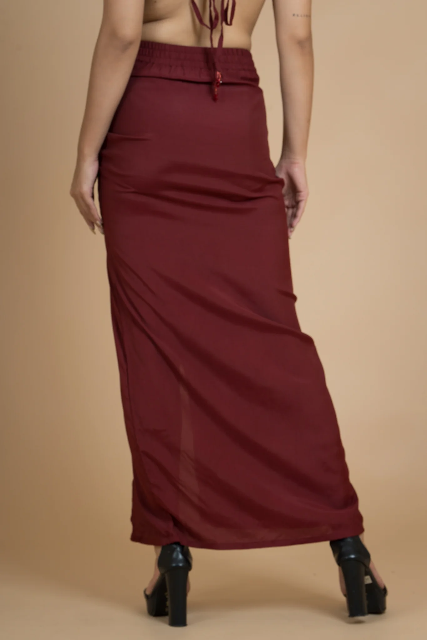 Women Scarlet Rush Draped Cotton Skirt - Image 2