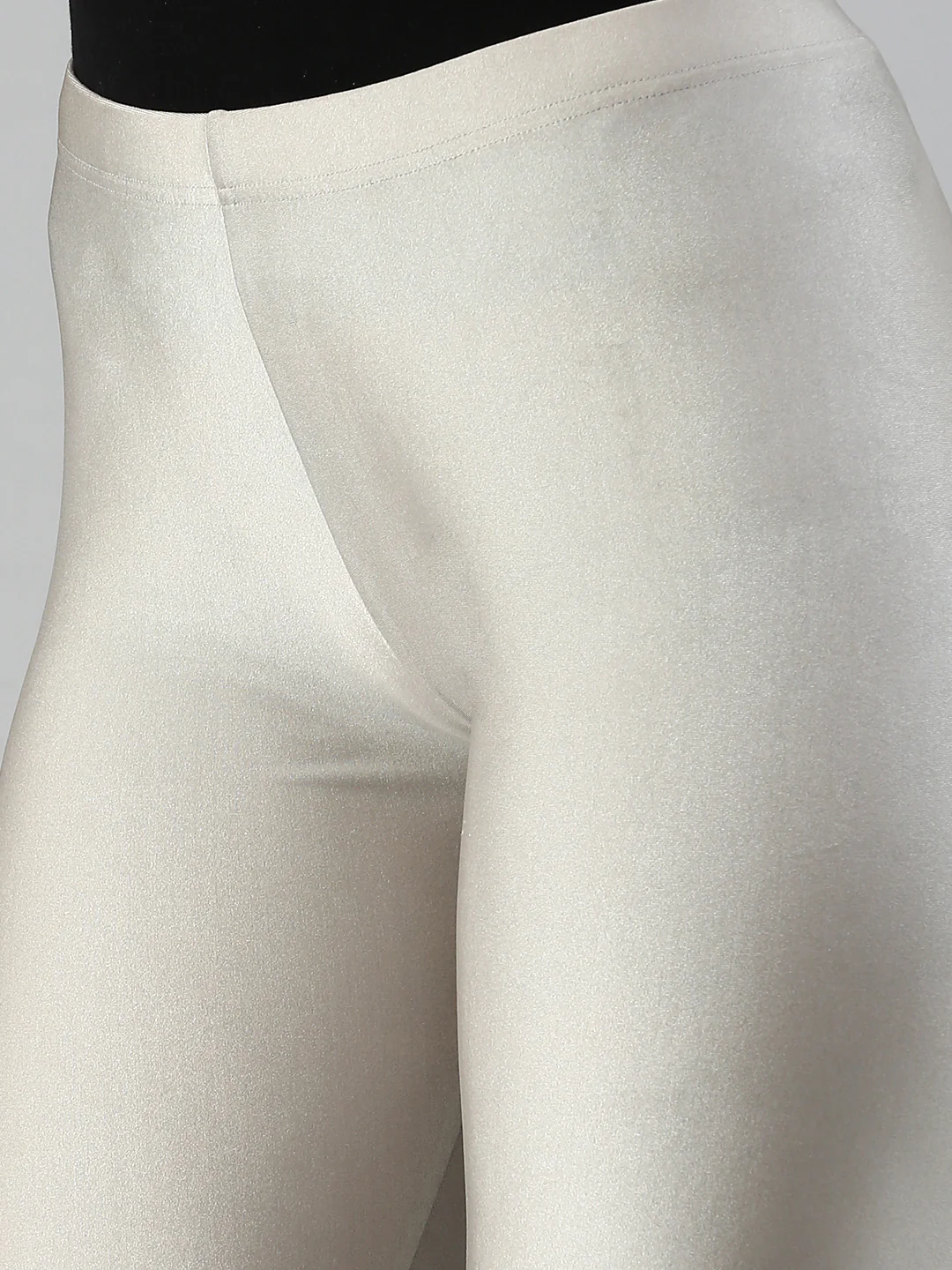 Women Silver Festive Leggings - Image 5