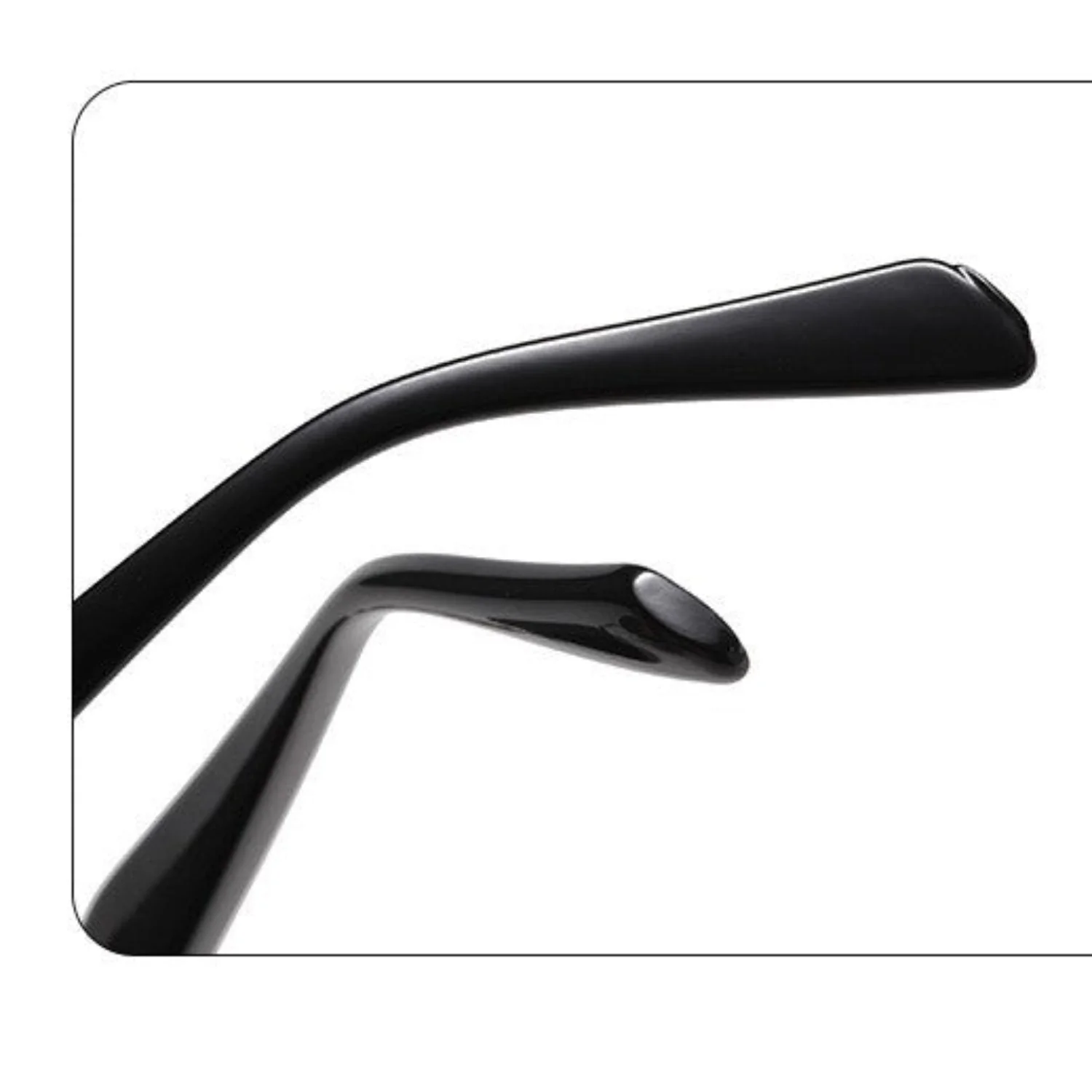 Women Silver Round Black Sunglasses - Image 5