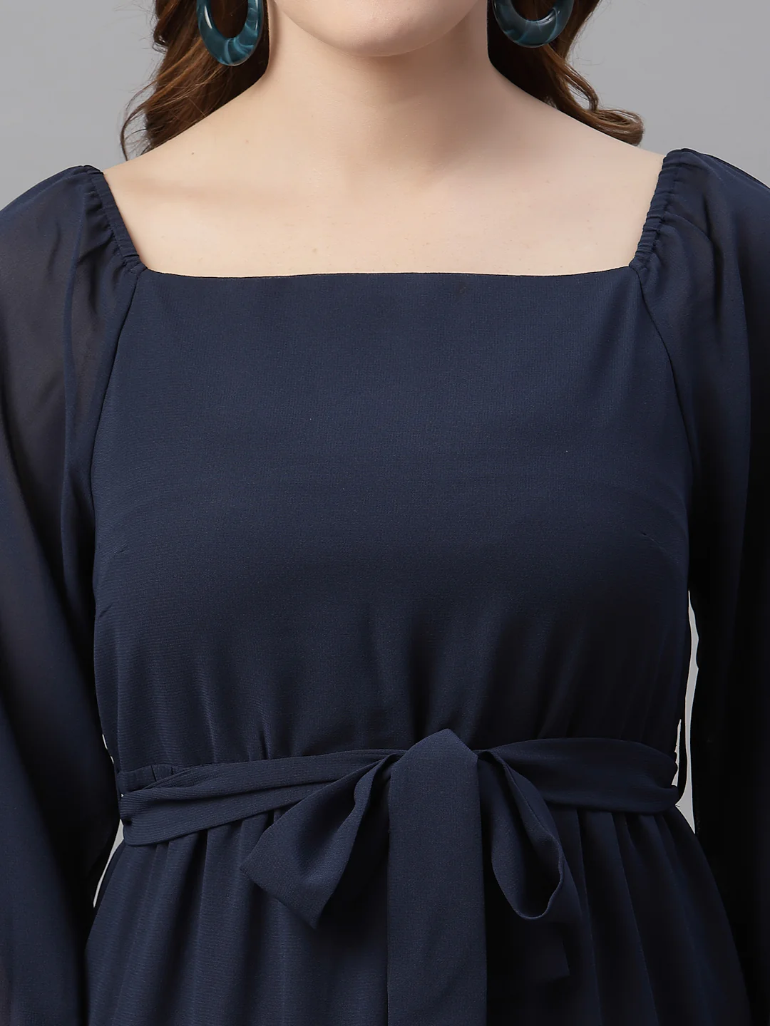 Women Solid Dress - Image 4