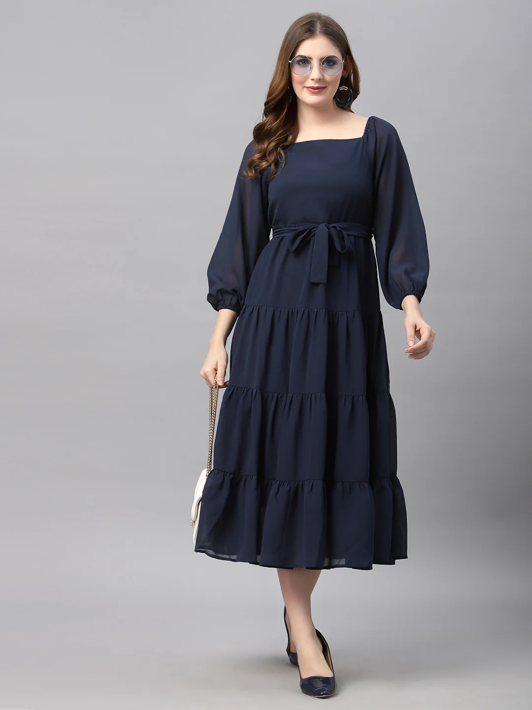 Women Solid Dress - Image 5