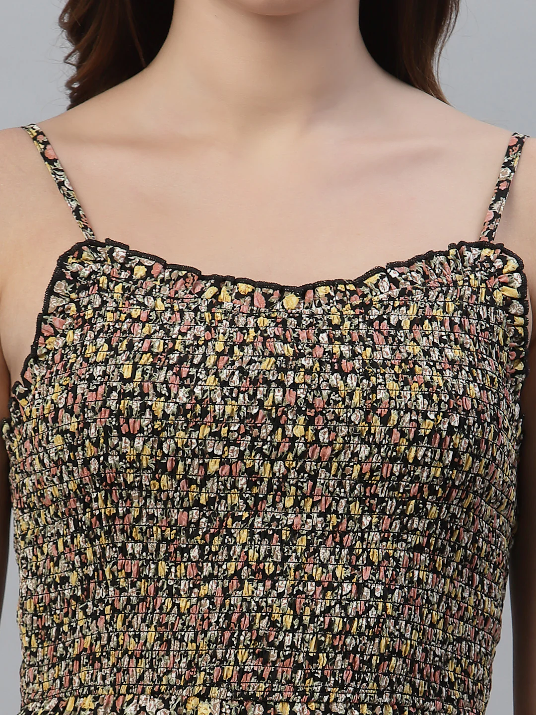 Women Squared Neck Sleeveless Dress - Image 7
