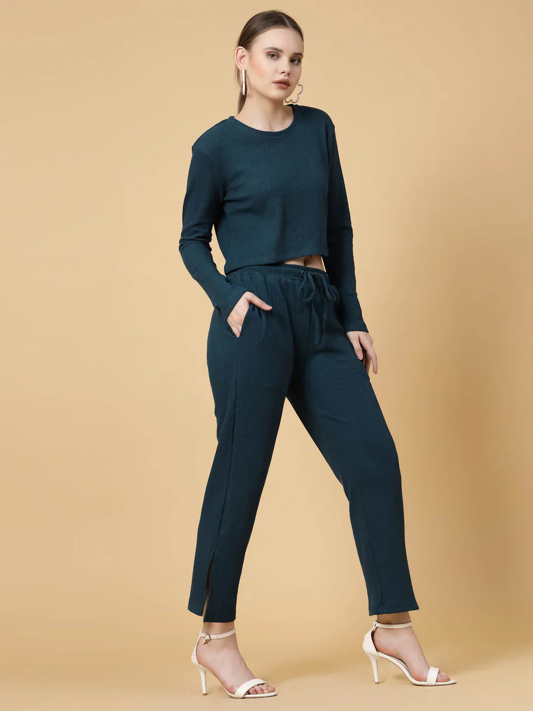 Women Teal co-ords - Image 3