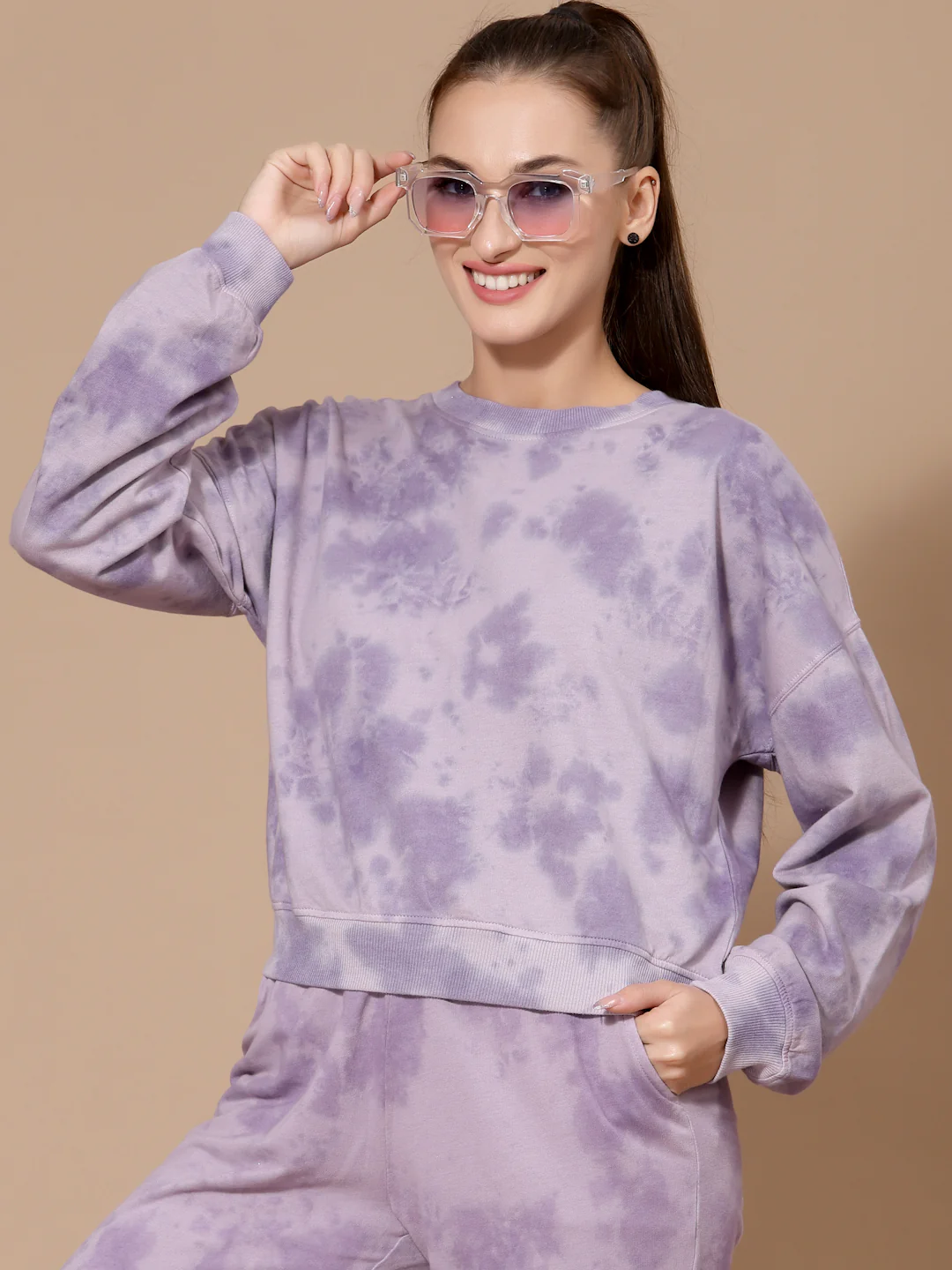 Women Tie And Dye Body Odour Free Co Ords Set - Image 2