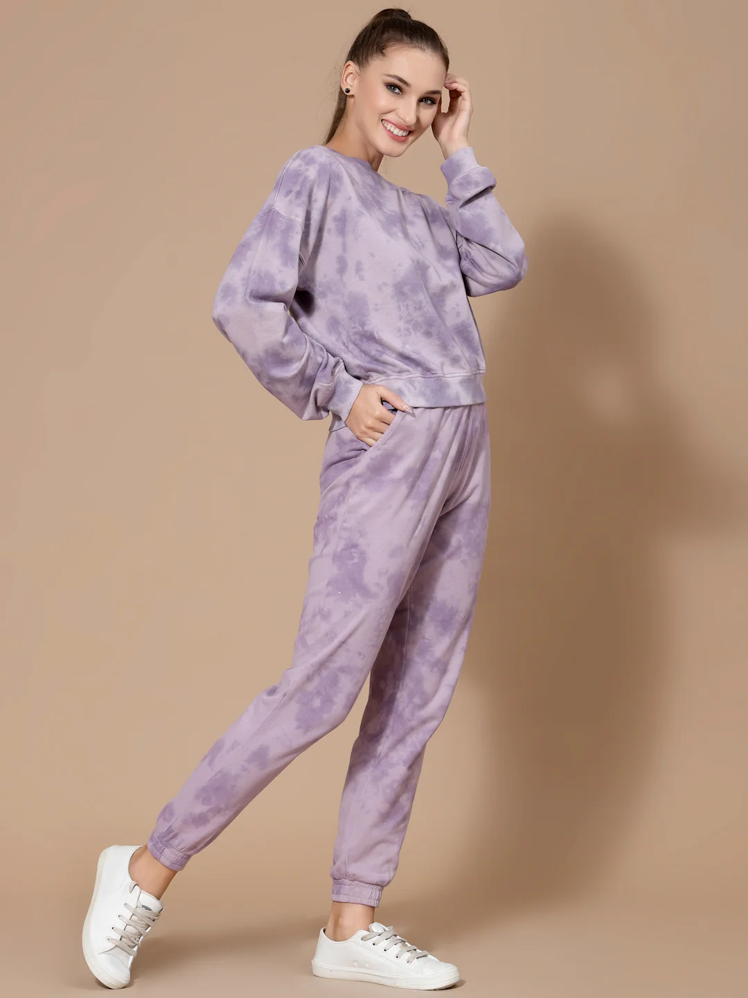 Women Tie And Dye Body Odour Free Co Ords Set - Image 3